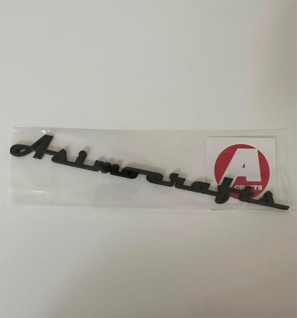 asimocrafts アシモクラフツ エンブレム 黒 アシモクラフツ エンブレム 黒 asimocraftsステッカー2 大